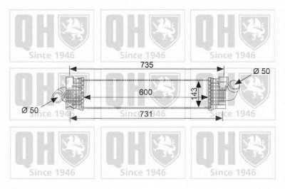 QUINTON HAZELL qic132 -  Интеркулер